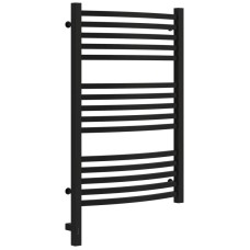 Полотенцесушитель электрический 800х500 черный матовый МЭМ левый Сунержа Аркус 3.0 31-5704-8050
