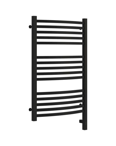 Полотенцесушитель электрический 800х500 черный матовый МЭМ правый Сунержа Аркус 3.0 31-5705-8050