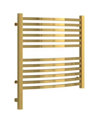 Полотенцесушитель электрический 600х600 золотой МЭМ левый Сунержа Аркус 3.0 03-5704-6060