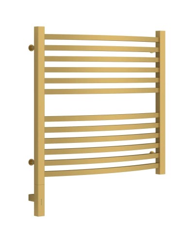 Полотенцесушитель электрический 600х600 золотой матовый МЭМ левый Сунержа Аркус 3.0 032-5704-6060