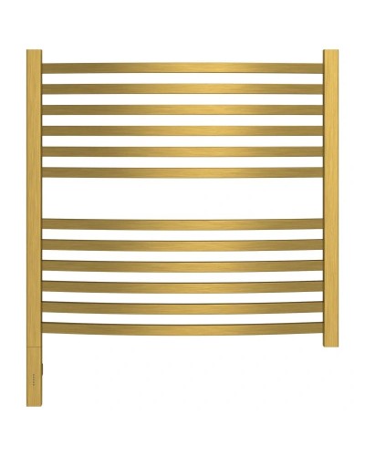 Полотенцесушитель электрический 600х600 состаренная латунь МЭМ левый Сунержа Аркус 3.0 051-5704-6060