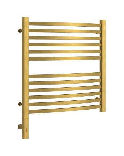 Полотенцесушитель электрический 600х600 состаренная латунь МЭМ левый Сунержа Аркус 3.0 051-5704-6060