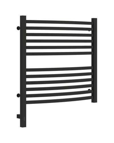 Полотенцесушитель электрический 600х600 темный титан муар МЭМ левый Сунержа Аркус 3.0 15-5704-6060