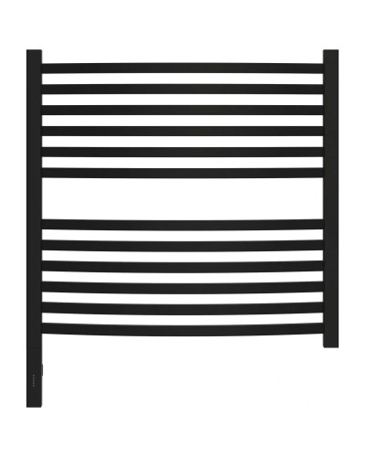 Полотенцесушитель электрический 600х600 черный матовый МЭМ левый Сунержа Аркус 3.0 31-5704-6060