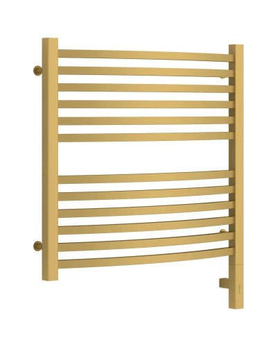 Полотенцесушитель электрический 600х600 золотой матовый МЭМ правый Сунержа Аркус 3.0 032-5705-6060