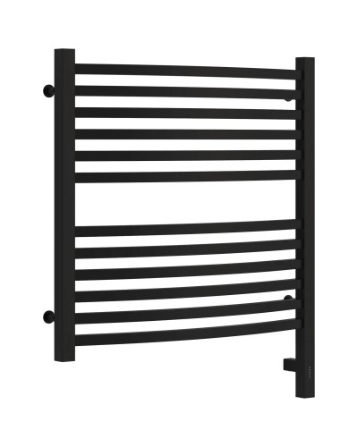 Полотенцесушитель электрический 600х600 черный матовый МЭМ правый Сунержа Аркус 3.0 31-5705-6060