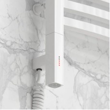 Полотенцесушитель электрический 800х600 белый глянец МЭМ левый Сунержа Аркус 3.0 12-5704-8060