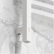 Полотенцесушитель электрический 800х600 белый матовый МЭМ левый Сунержа Аркус 3.0 30-5704-8060