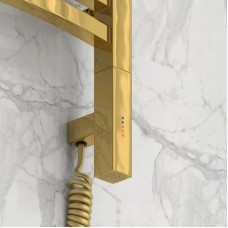 Полотенцесушитель электрический 800х600 золотой МЭМ правый Сунержа Аркус 3.0 03-5705-8060