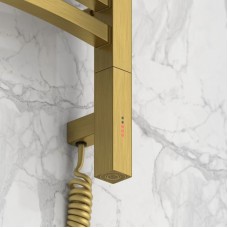 Полотенцесушитель электрический 800х600 состаренная латунь МЭМ правый Сунержа Аркус 3.0 051-5705-8060