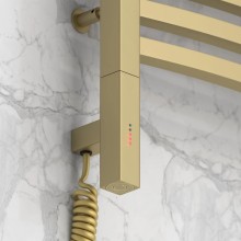 Полотенцесушитель электрический 1000х600 шампань матовая МЭМ левый Сунержа Аркус 3.0 022-5704-1060