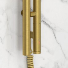 Полотенцесушитель электрический 1200 состаренная латунь МЭМ правый Сунержа Нюанс 3.0 051-5843-1253