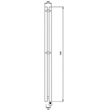 Полотенцесушитель электрический 1570х100 ТЭН правый Secado Сандриго 2К 4673739250594