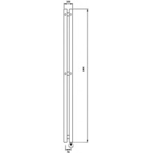 Полотенцесушитель электрический 1870х100 ТЭН правый Secado Сандриго 2К 4673739250600