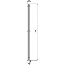 Полотенцесушитель электрический 2070х100 ТЭН правый Secado Сандриго 2К 4673739250617