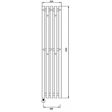 Полотенцесушитель электрический 1070х310 ТЭН левый Secado Сандриго 5К 4673739250723
