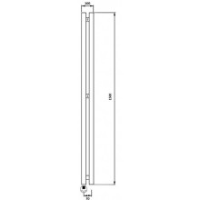 Полотенцесушитель электрический 1570х100 ТЭН левый Secado Бергамо 2К 4673739250891