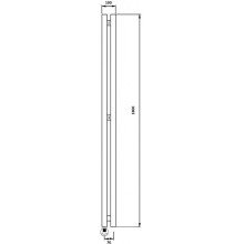 Полотенцесушитель электрический 1870х100 ТЭН левый Secado Бергамо 2К 4673739250907