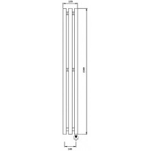 Полотенцесушитель электрический 1570х170 ТЭН правый Secado Бергамо 3К 4673739251041