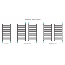 Водяной полотенцесушитель Сунержа Богема+ 1000х500 Хром