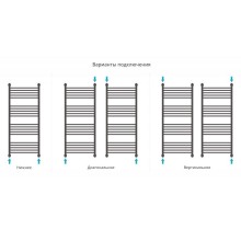 Водяной полотенцесушитель Сунержа Богема+ 1200х500 Хром