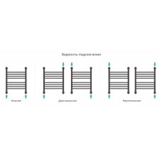 Водяной полотенцесушитель Сунержа Богема+ 500х400 Хром