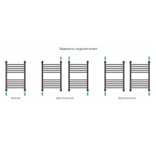 Водяной полотенцесушитель Сунержа Богема+ 600х400 Хром