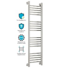 Водяной полотенцесушитель Сунержа Богема прямая 1200х300 Хром