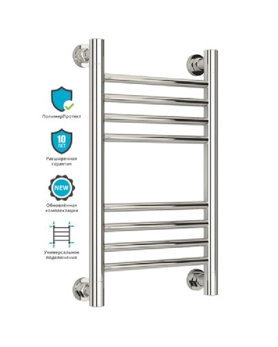 Водяной полотенцесушитель Сунержа Богема прямая 500х300 Хром