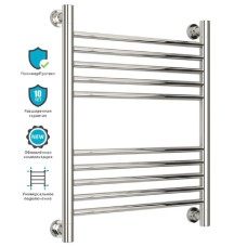Водяной полотенцесушитель Сунержа Богема прямая 600х500 Хром