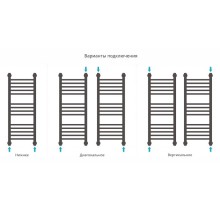 Водяной полотенцесушитель Сунержа Богема прямая 800х300 Хром