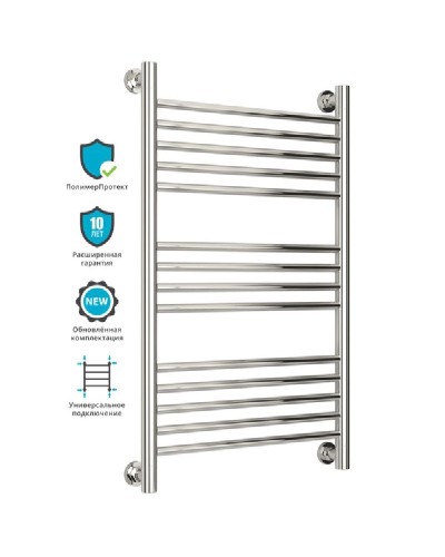 Водяной полотенцесушитель Сунержа Богема прямая 800х500 Хром