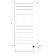 Полотенцесушитель электрический 1270х432 ТЭН правый Secado Триада 3 4603777449285