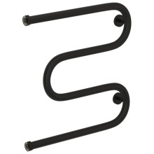 Полотенцесушитель водяной 500х500 черный матовый Сунержа М-образный 31-0007-5050