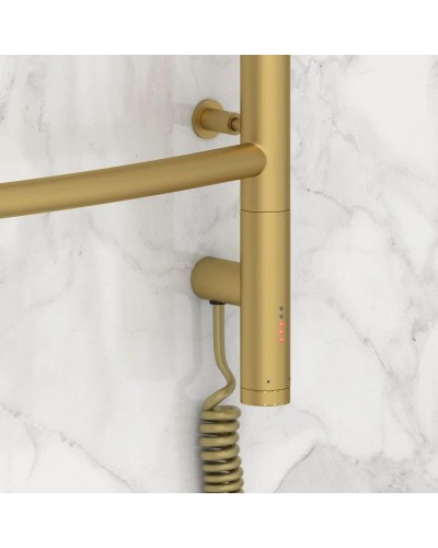 Полотенцесушитель электрический 1000х500 золотой матовый МЭМ правый Сунержа Галант 3.0 032-5801-1050