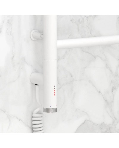 Полотенцесушитель электрический 1000х600 белый матовый МЭМ левый Сунержа Галант 3.0 30-5800-1060