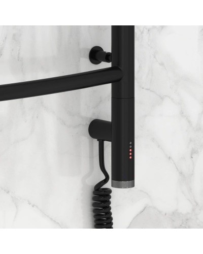 Полотенцесушитель электрический 1000х600 черный матовый МЭМ правый Сунержа Галант 3.0 31-5801-1060