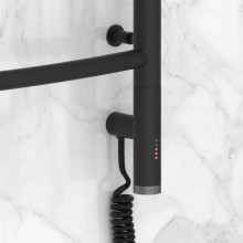 Полотенцесушитель электрический 1200х400 темный титан муар МЭМ правый Сунержа Галант 3.0 15-5801-1240