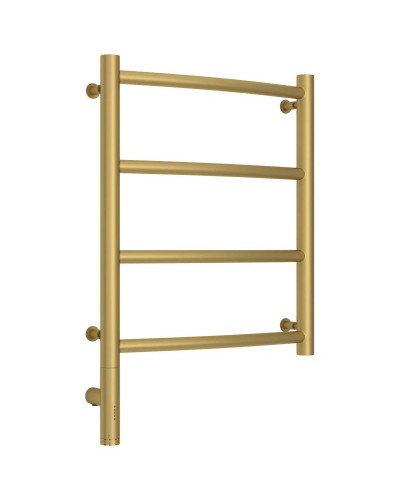 Полотенцесушитель электрический 500х400 золотой матовый МЭМ левый Сунержа Галант 3.0 032-5800-5040