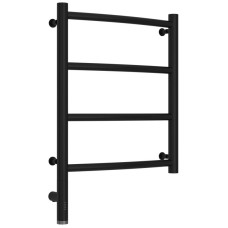 Полотенцесушитель электрический 500х400 черный матовый МЭМ левый Сунержа Галант 3.0 31-5800-5040