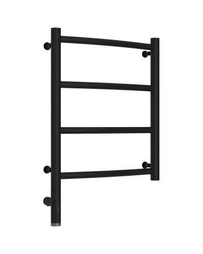 Полотенцесушитель электрический 500х400 черный матовый МЭМ левый Сунержа Галант 3.0 31-5800-5040