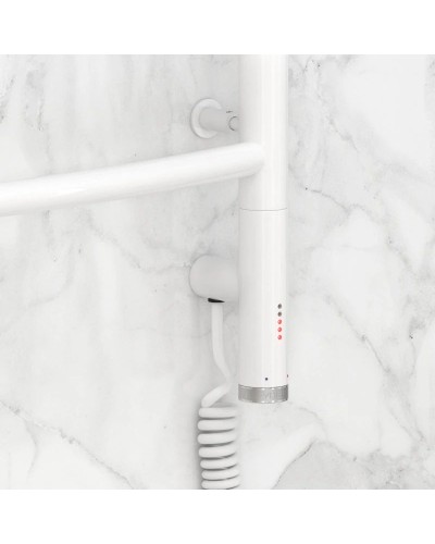 Полотенцесушитель электрический 500х400 белый глянец МЭМ правый Сунержа Галант 3.0 12-5801-5040