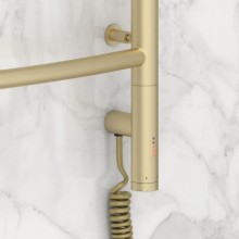 Полотенцесушитель электрический 500х400 шампань матовая МЭМ правый Сунержа Галант 3.0 022-5801-5040