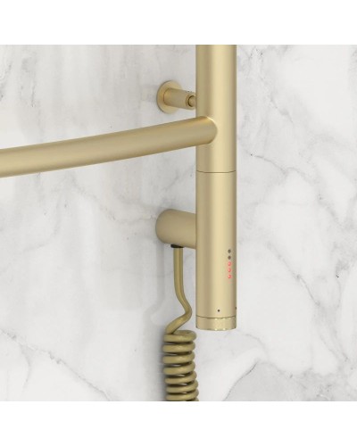 Полотенцесушитель электрический 500х400 шампань матовая МЭМ правый Сунержа Галант 3.0 022-5801-5040