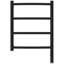 Полотенцесушитель электрический 500х400 черный матовый МЭМ правый Сунержа Галант 3.0 31-5801-5040