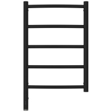 Полотенцесушитель электрический 600х400 черный матовый МЭМ левый Сунержа Галант 3.0 31-5800-6040