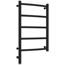 Полотенцесушитель электрический 600х400 черный матовый МЭМ левый Сунержа Галант 3.0 31-5800-6040
