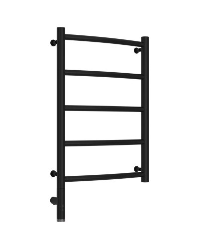 Полотенцесушитель электрический 600х400 черный матовый МЭМ левый Сунержа Галант 3.0 31-5800-6040