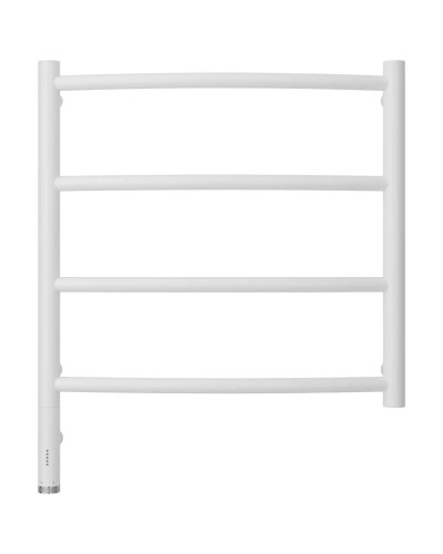 Полотенцесушитель электрический 500х500 белый матовый МЭМ левый Сунержа Галант 3.0 30-5800-5050
