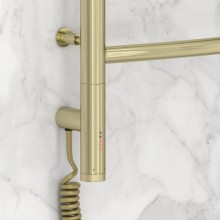 Полотенцесушитель электрический 500х500 шампань МЭМ левый Сунержа Галант 3.0 020-5800-5050